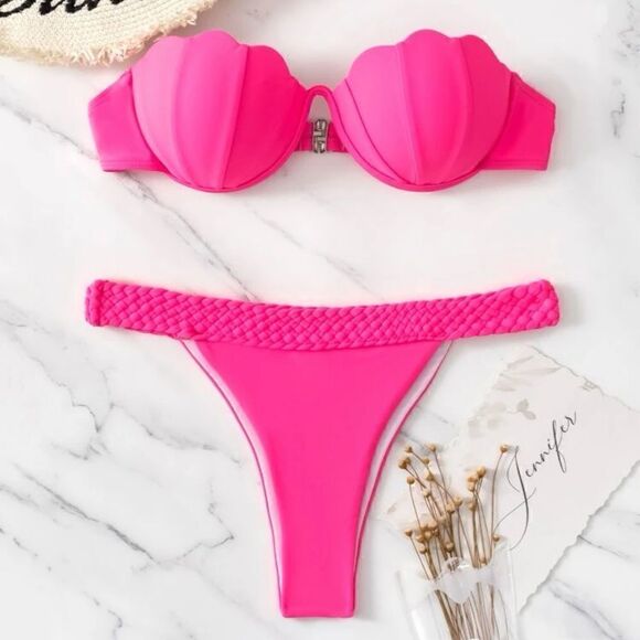 Bikini LUXE Mermaid Push Up Bikini Swimsuit Set - Picture 5 of 9